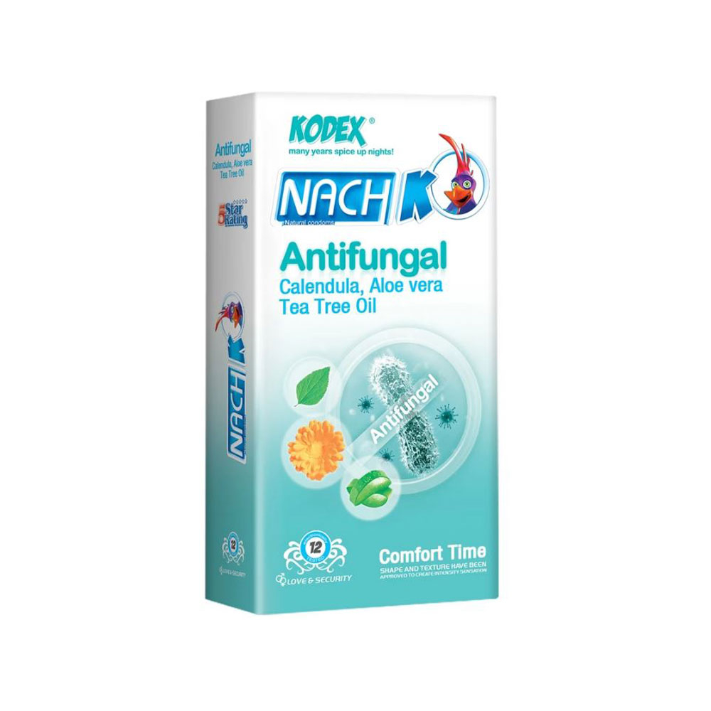 کاندوم ضد قارچ کدکس مدل Antifungal بسته 12عددی