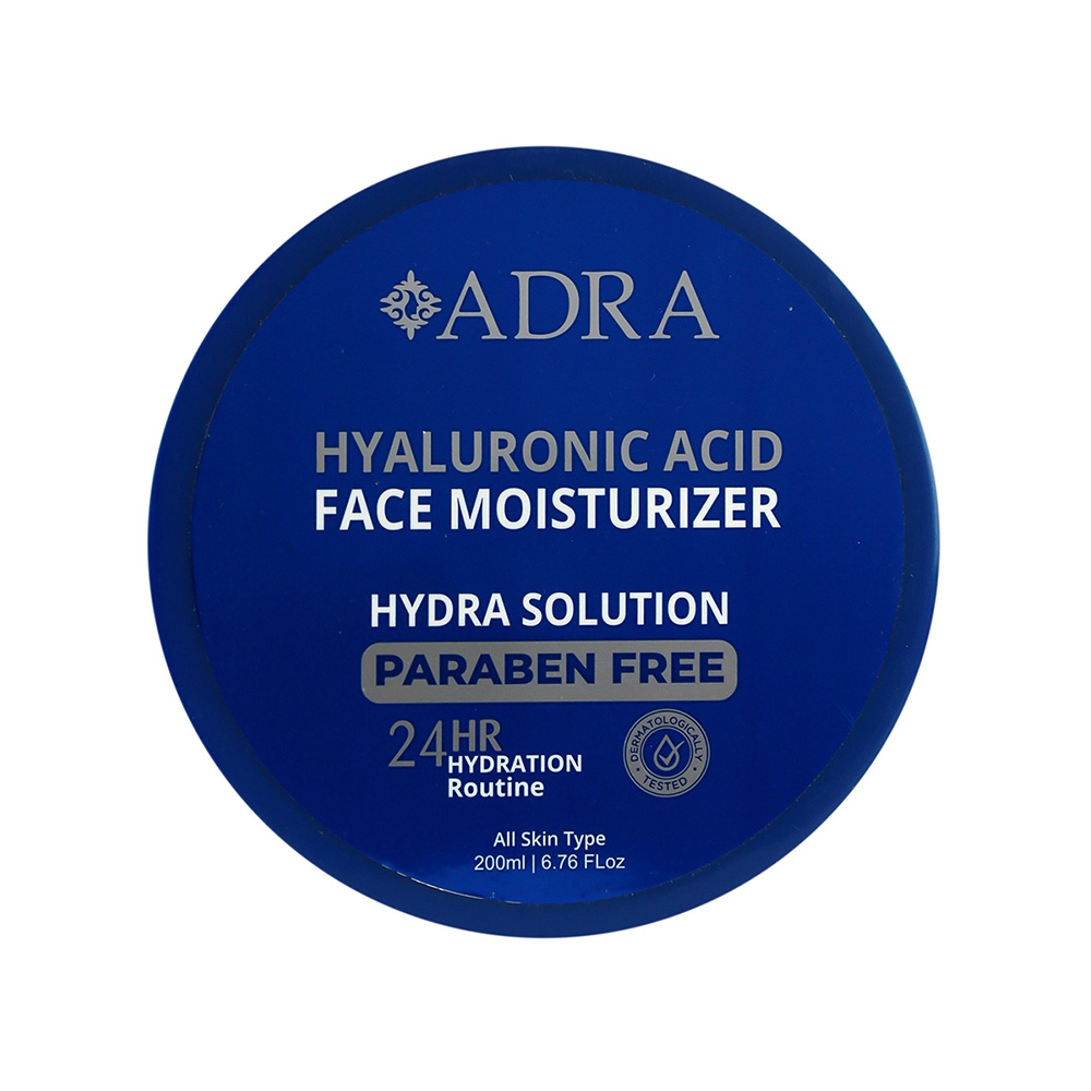 تصویر کرم مرطوب کننده و آبرسان هيالورونیک اسید آدرا