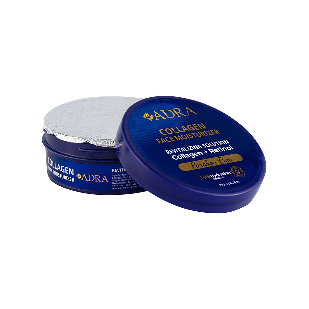 تصویر کرم مرطوب کننده و احیا کننده کلاژن و رتینول آدرا