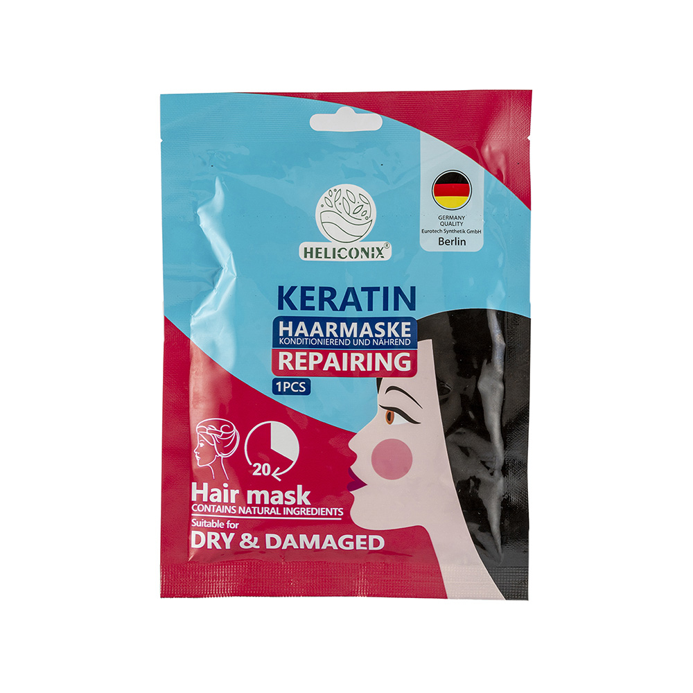 تصویر ماسک مو کلاهی هلیکونیکس حاوی کراتین