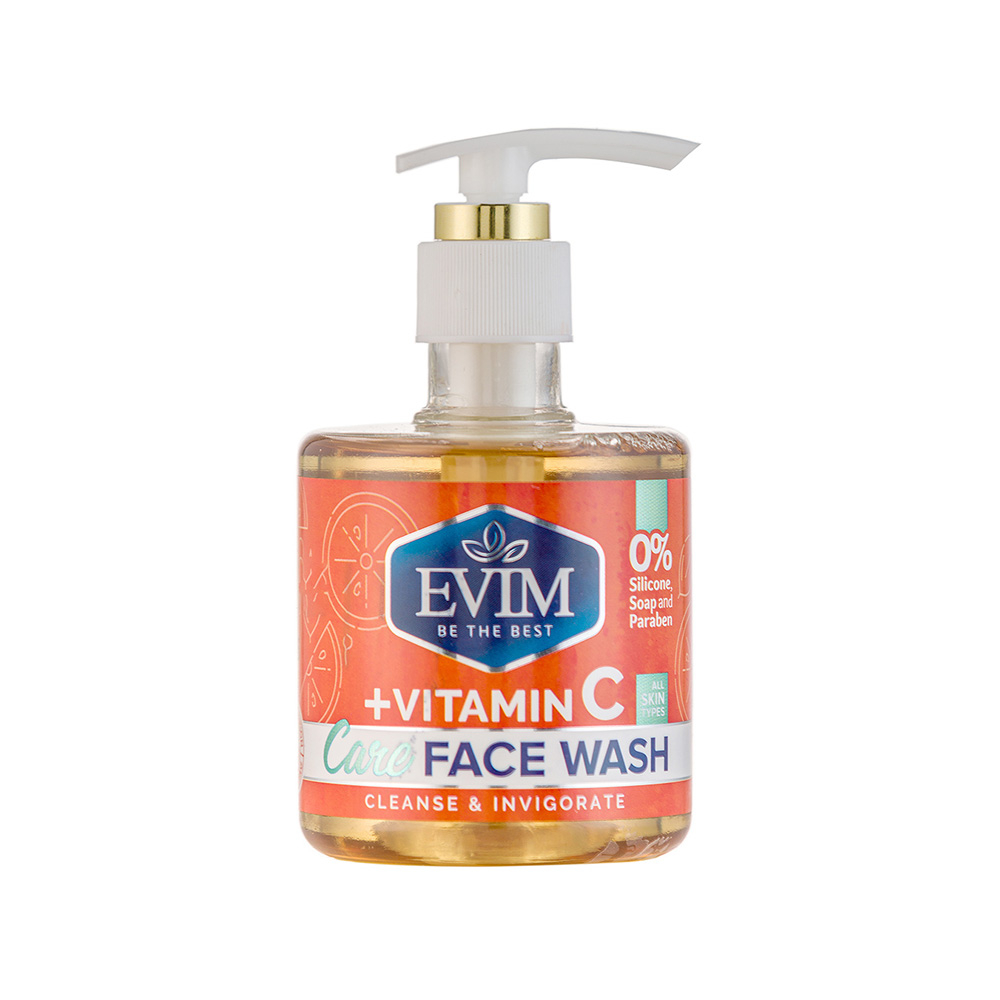 تصویر ژل شستشوی صورت ویتامین سی ایویم مناسب انواع پوست