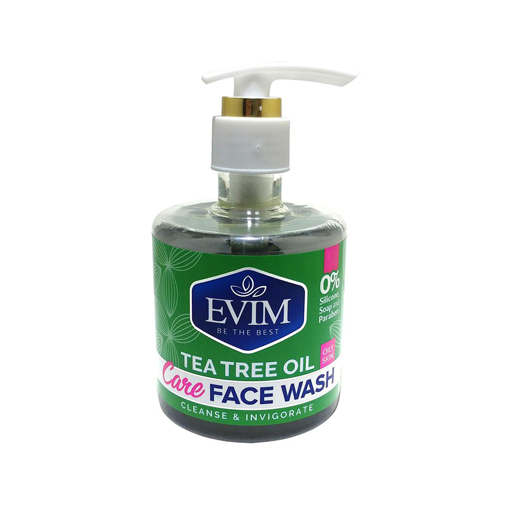 تصویر ژل شستشوی صورت درخت چای  ایویم مناسب پوست چرب