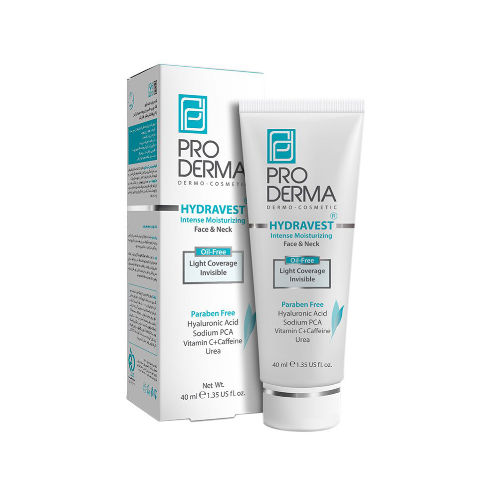 Pro Derma Intense Moisturizing Cream Oil Free For Face & Neck کرم مرطوب کننده قوی صورت و گردن پرودرما