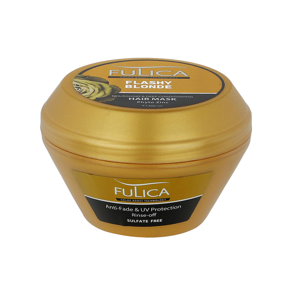 ماسک نرم کننده مو فولیکا مدل Flashy Blond حجم 300 میل