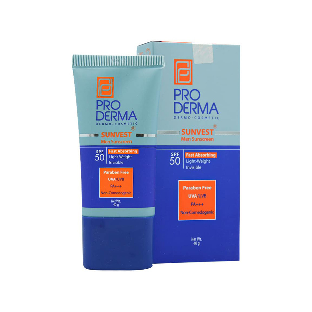 کرم ضد آفتاب فاقد چربی آقایان SPF50 پرودرما