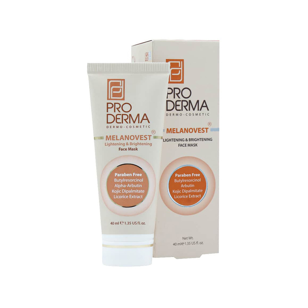 ماسک روشن کننده و شفاف کننده صورت پرودرما