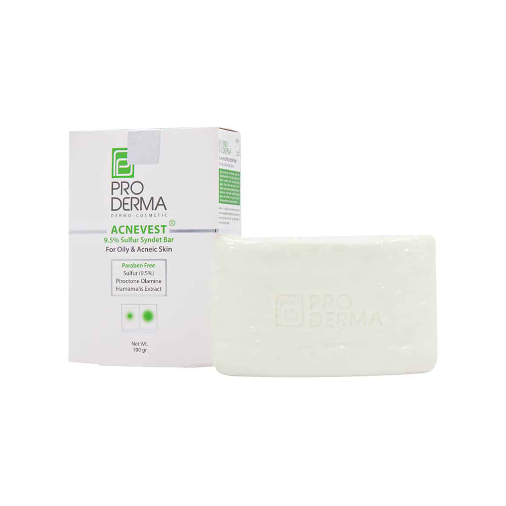 پن حاوی 9.5% گوگرد پرودرما مناسب پوست های چرب و جوشدار