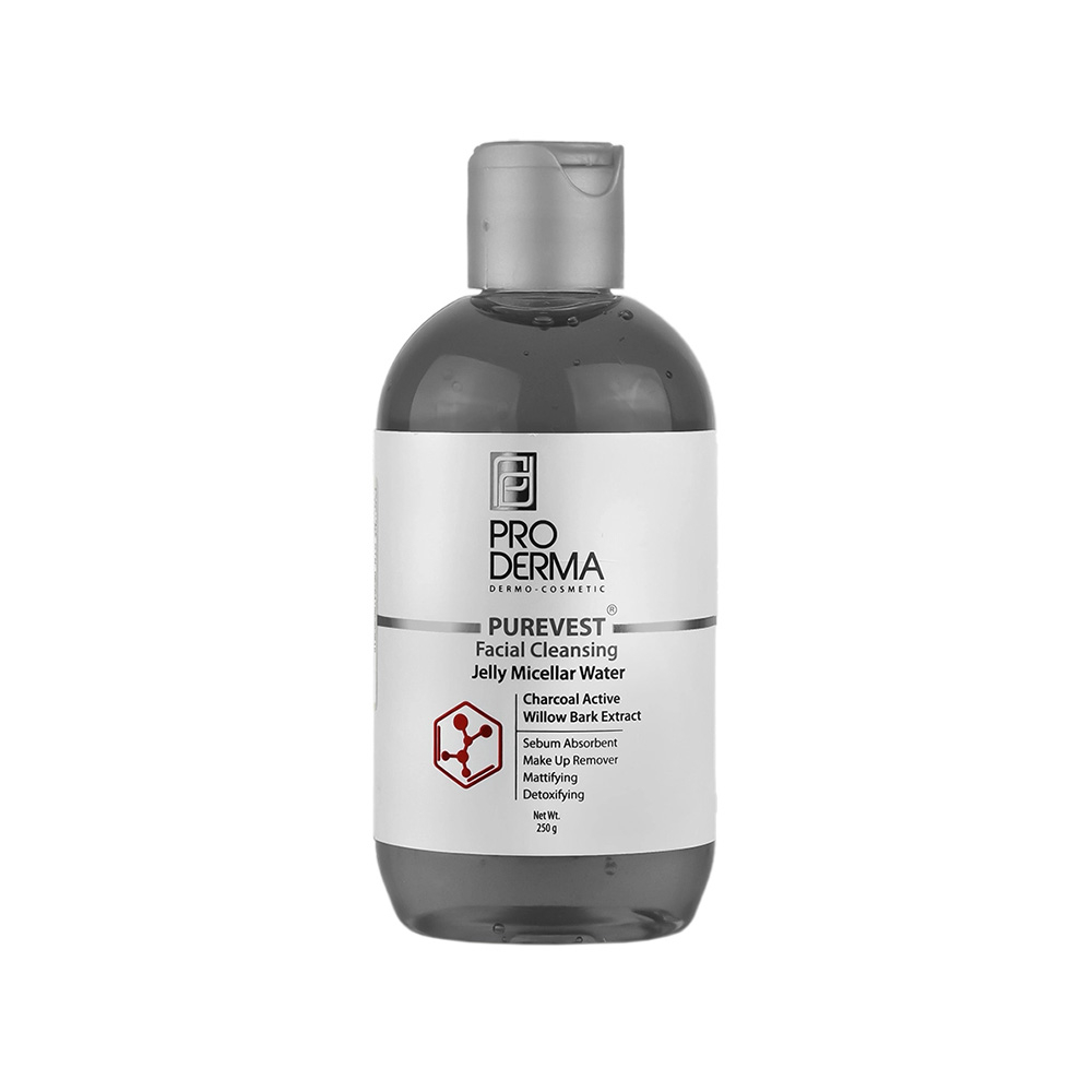 ژل پاک کننده صورت پرودرما حاوی کربن فعال