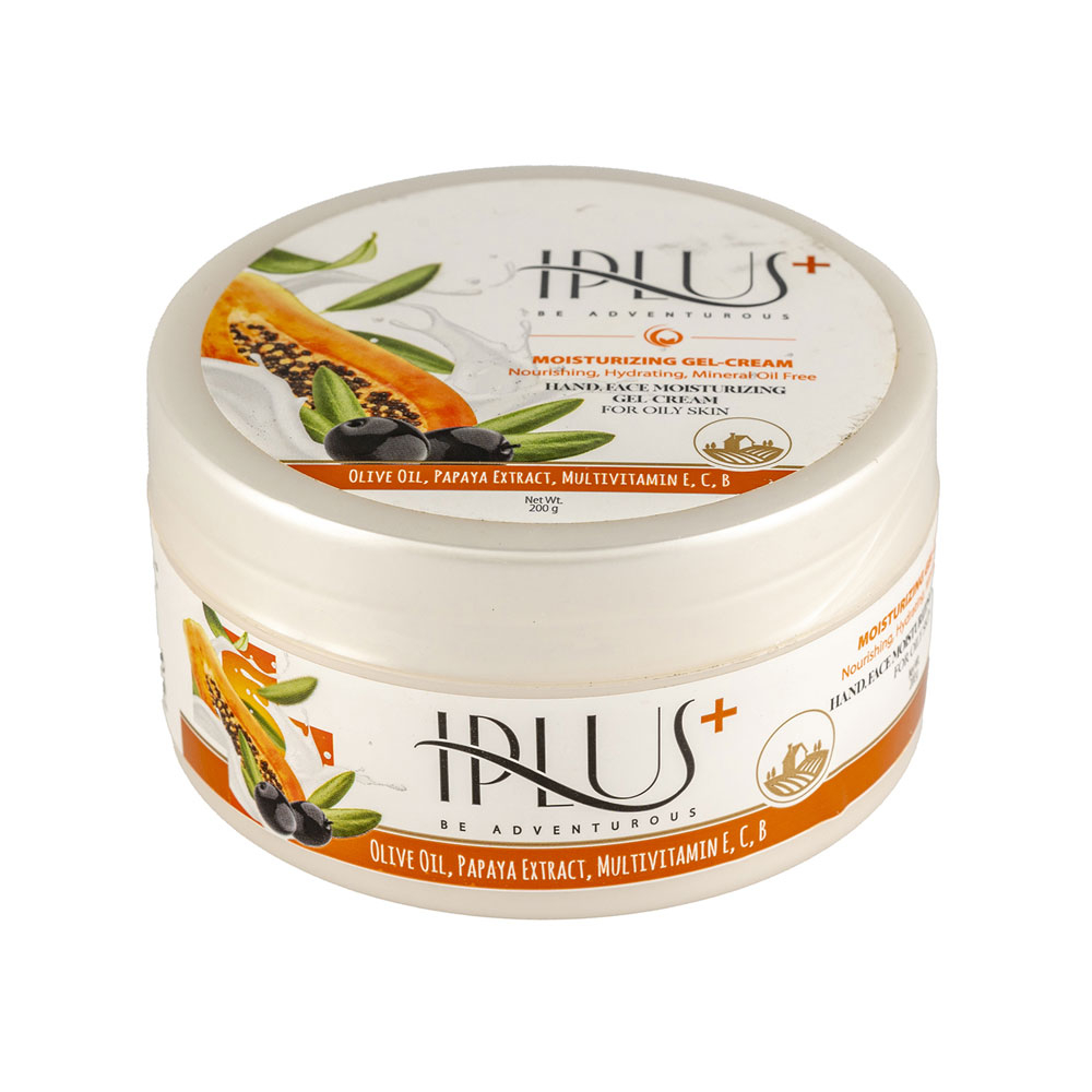 کرم ژل کاسه ای آی پلاس حاوی روغن زیتون و پاپایا 200میل