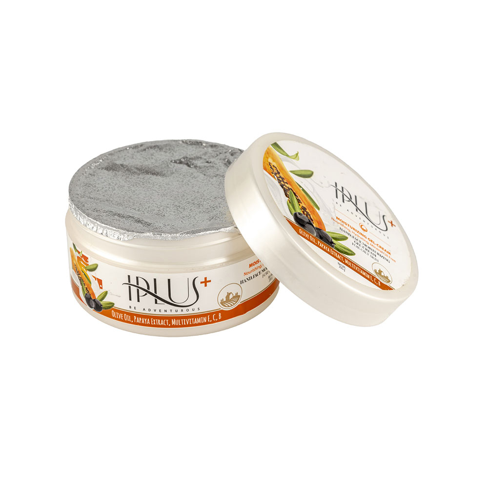 کرم ژل کاسه ای آی پلاس حاوی روغن زیتون و پاپایا 200میل