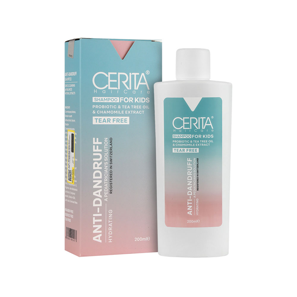 شامپو ضد شوره پروبیوتیک مو کودک سریتا 200 میل