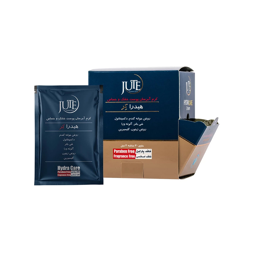 کرم آبرسان ساشه ای ژوت مدل Hydra Care مناسب پوست خشک و حساس