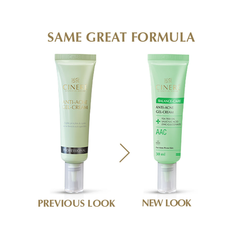 ژل کرم صورت سینره مناسب پوست دارای آکنه‌ 30میل