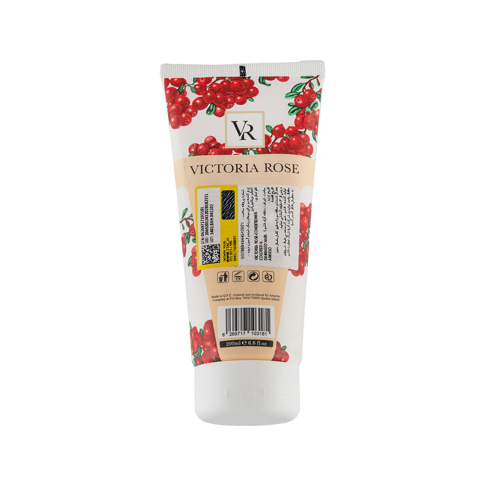 victoria rose angelo hair conditioner نرم کننده مو ویکتوریا رز مدل ANGELO مناسب مو رنگ شده و آسیب دیده