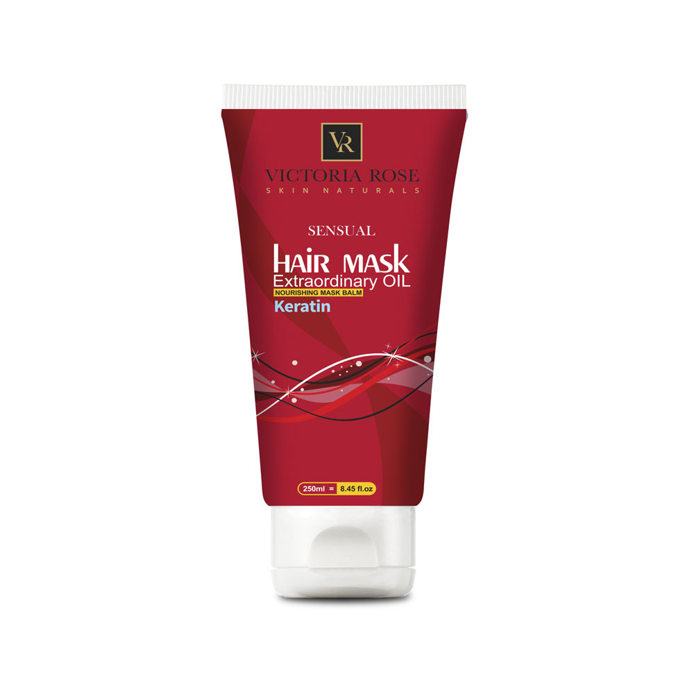 ماسک مو با آبکشی ویکتوریا رز  مدل Sensual حاوی کراتین مناسب موهای رنگ شده