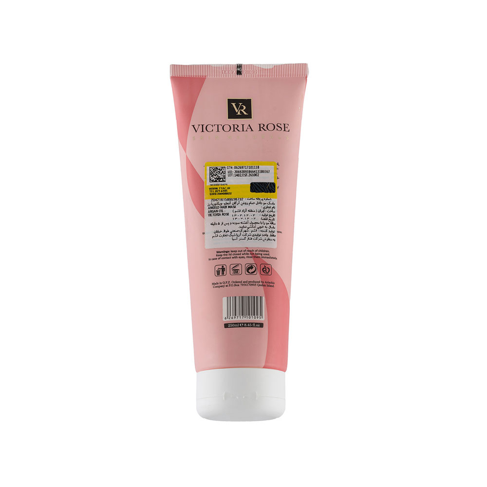 ماسک مو با آبکشی ویکتوریا رز  مدل Angelo حاوی آرگان