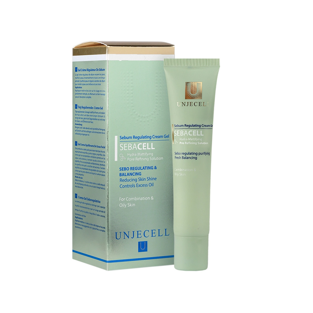 کرم ژل متعادل کننده چربی آنژسل مدل Sebacell