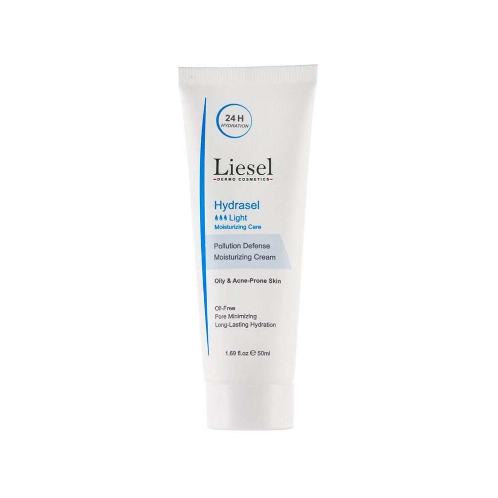 کرم آبرسان لایسل مدل Hydrasel Light مناسب پوست چرب و مستعد آکنه