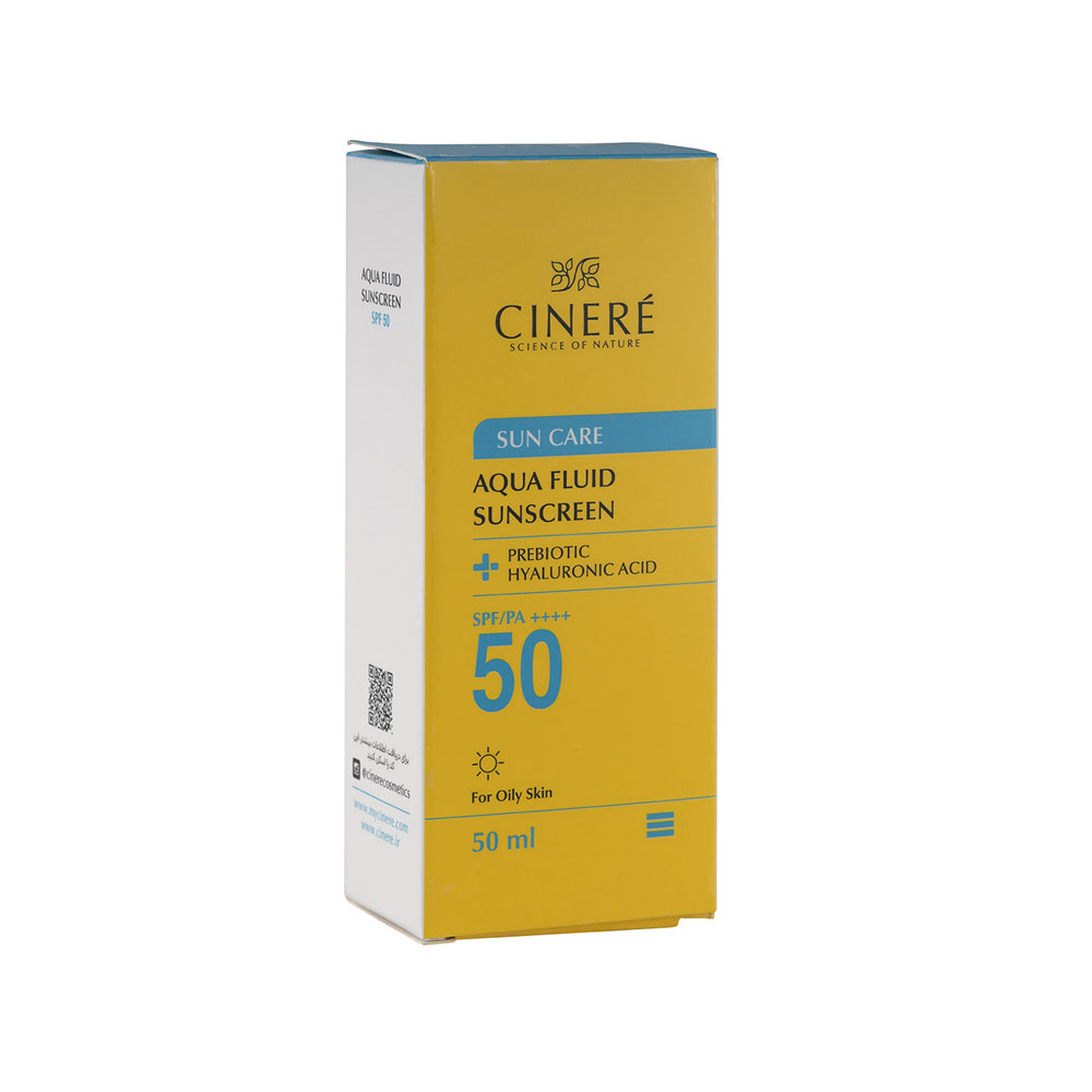 فلویید ضد آفتاب بی رنگ سینره SPF50 مناسب پوست چرب50میل