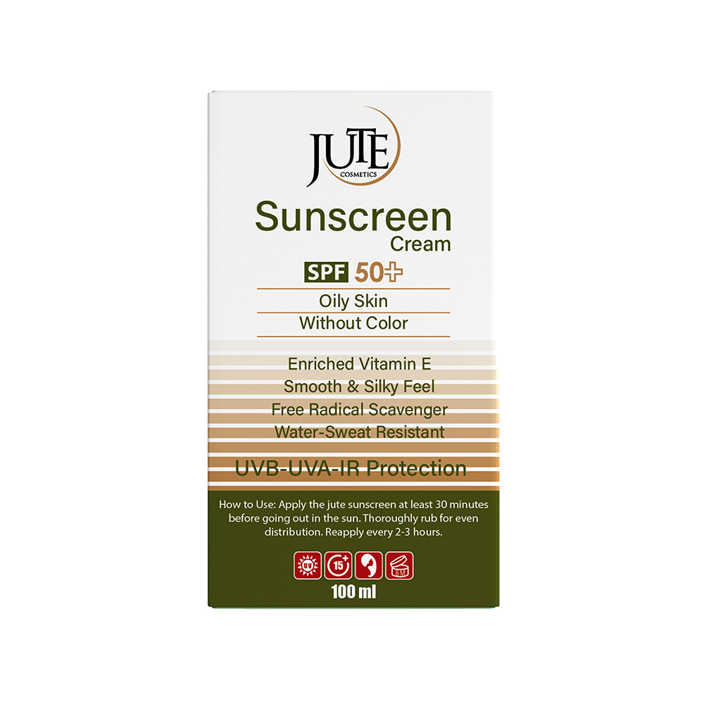 کرم ضد آفتاب بی رنگ SPF50 ژوت مناسب پوست چرب