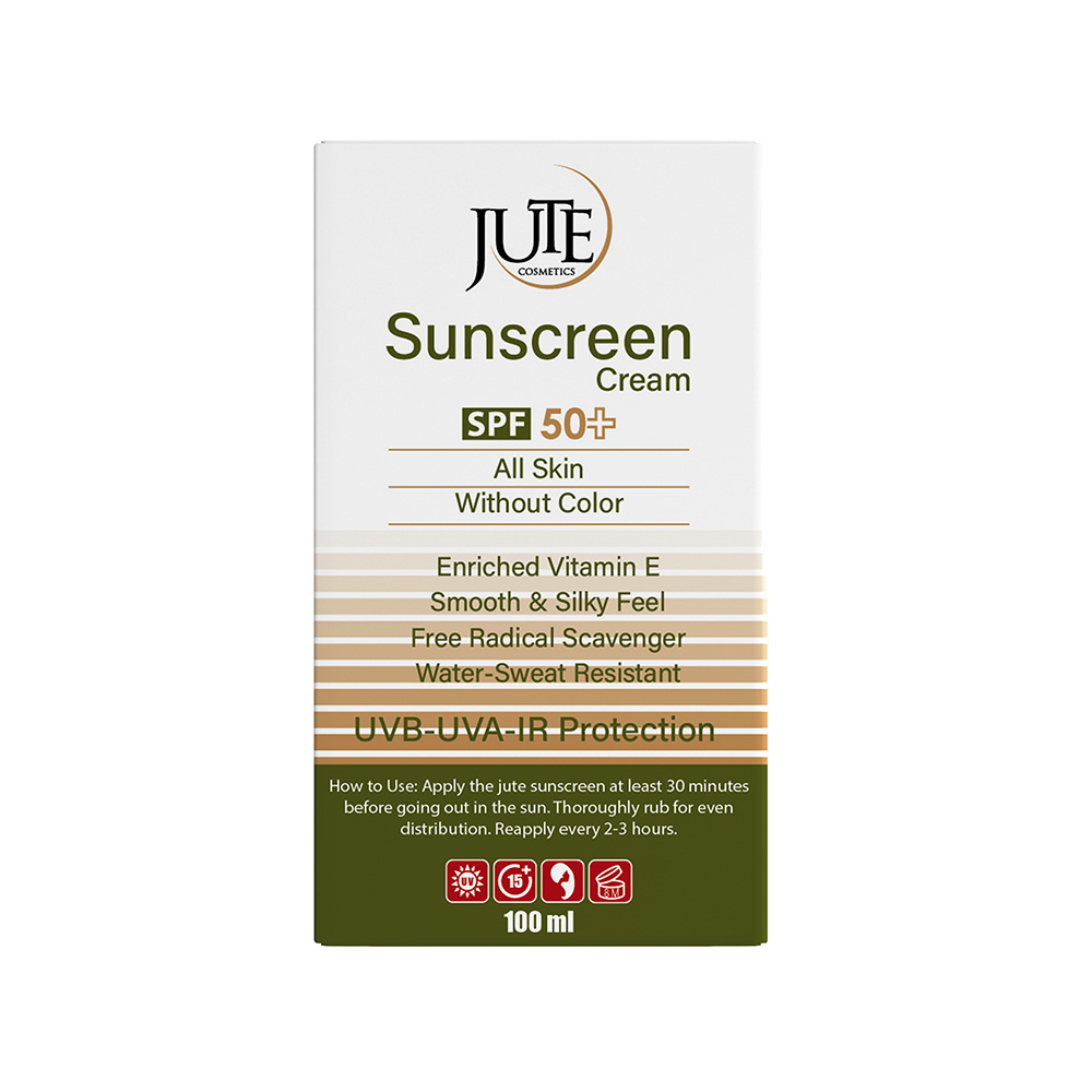 کرم ضد آفتاب بی رنگ SPF50 ژوت مناسب انواع پوست