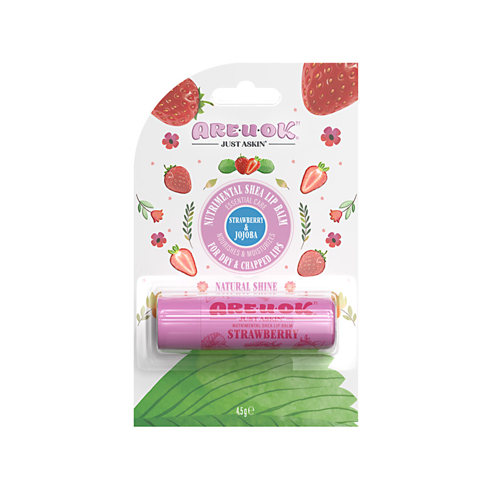 بالم لب مرطوب کننده آر یو اکی مدل توت فرنگی