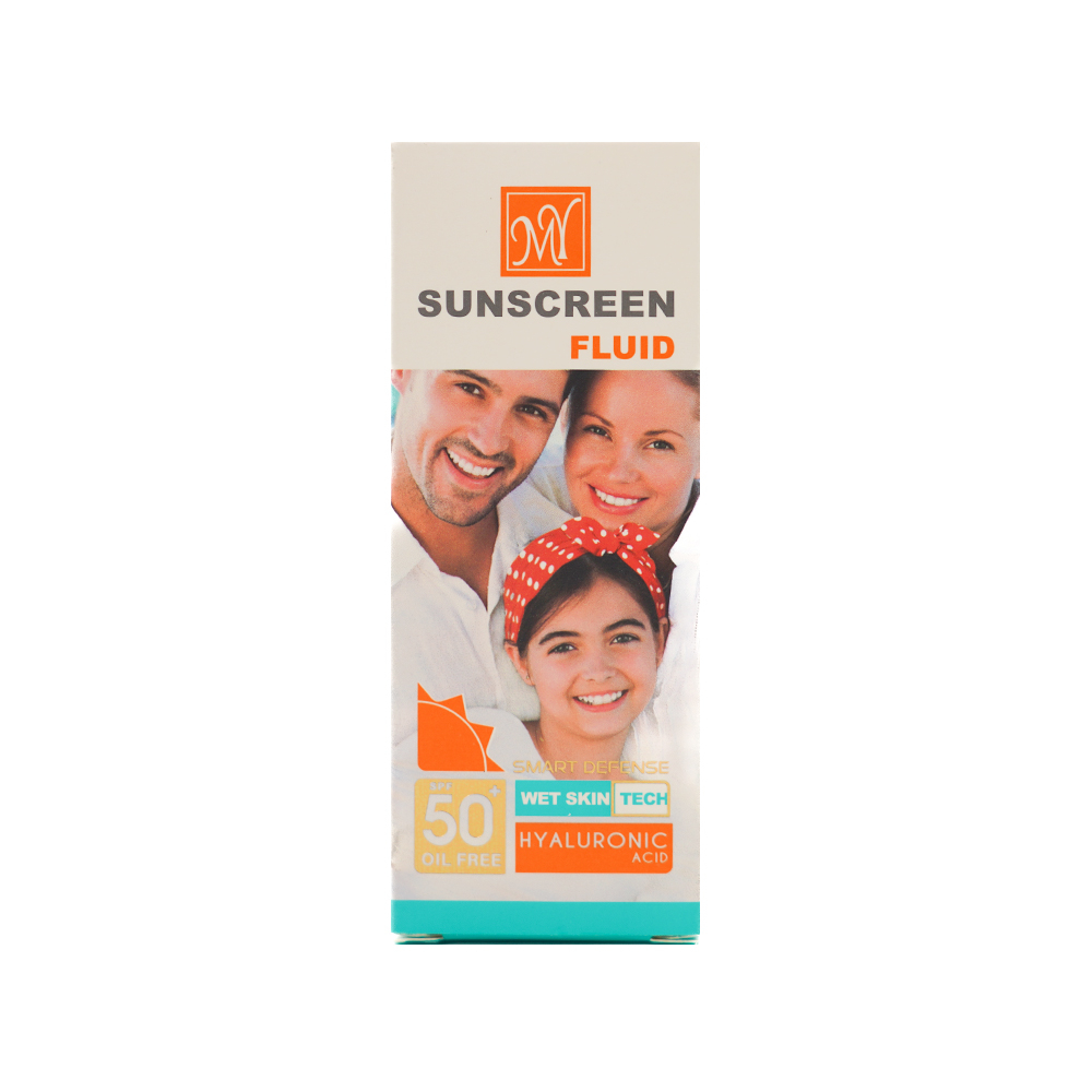 فلوئید ضد آفتاب SPF50 مای مدل Smart Defense حجم 50 میل