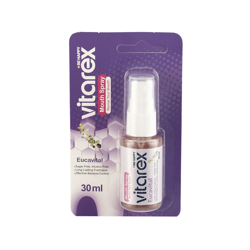 اسپری دهانشویه و خوشبوکننده دهان اکالیپتوس ویتارکس 30میل
