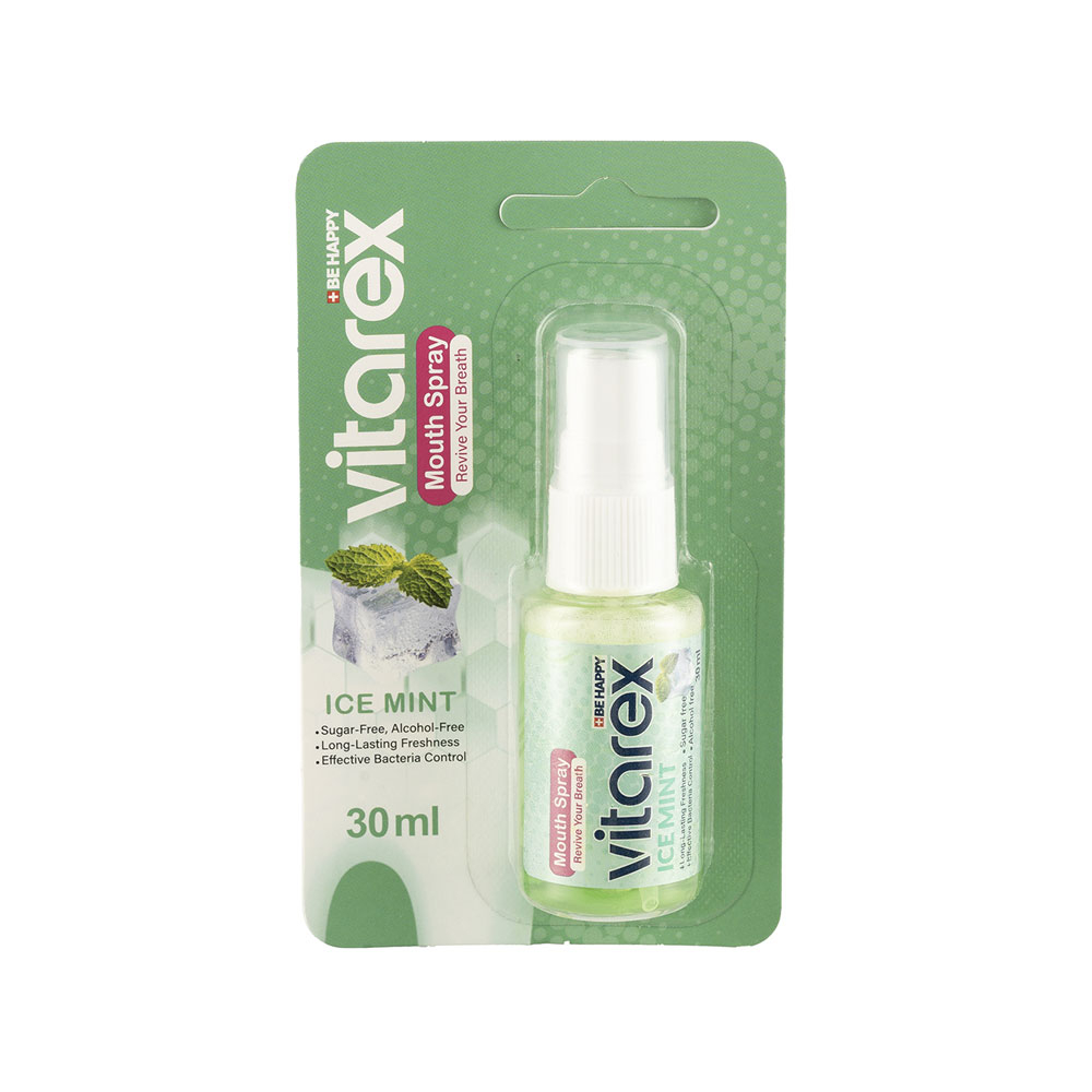 اسپری دهانشویه و خوشبوکننده آیس مینت ویتارکس30میل