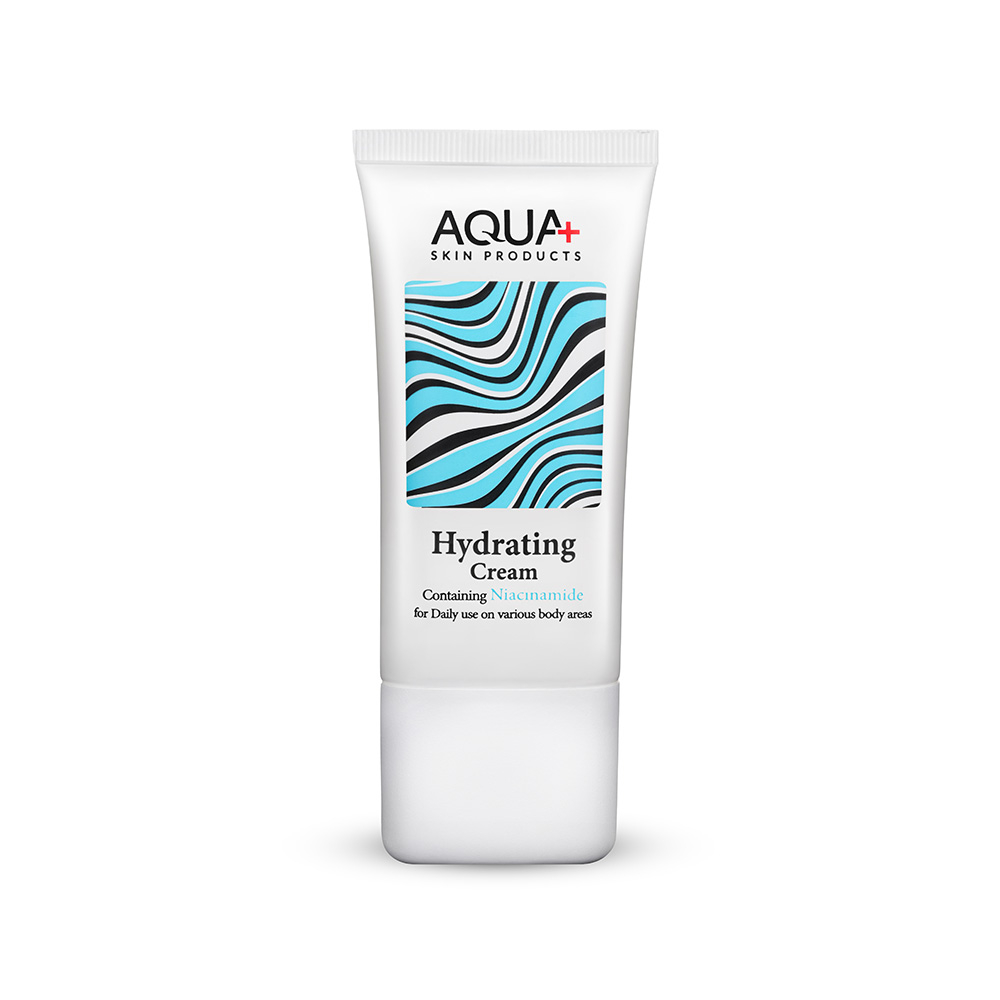 کرم آبرسان و مرطوب کننده نیاسینامید آکوا پلاس مناسب انواع پوست 50 میل