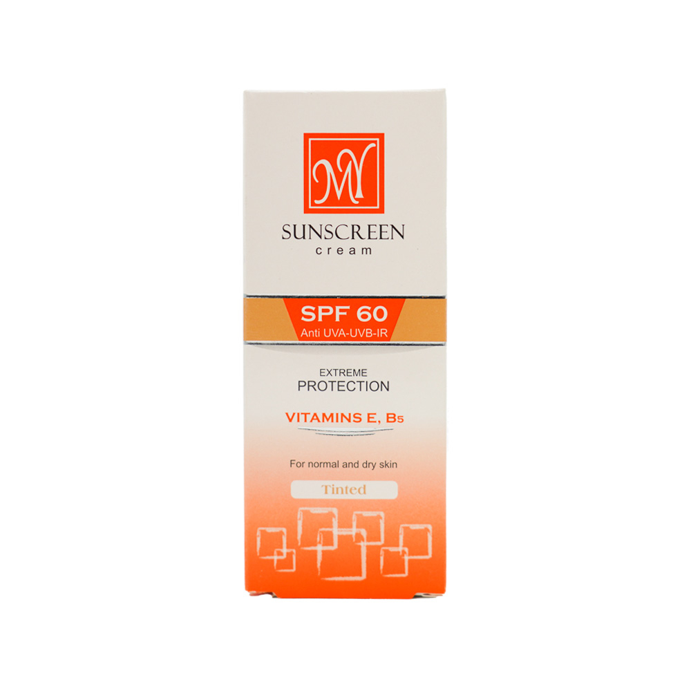 کرم ضد آفتاب رنگی SPF60 مای مناسب پوست نرمال و خشک