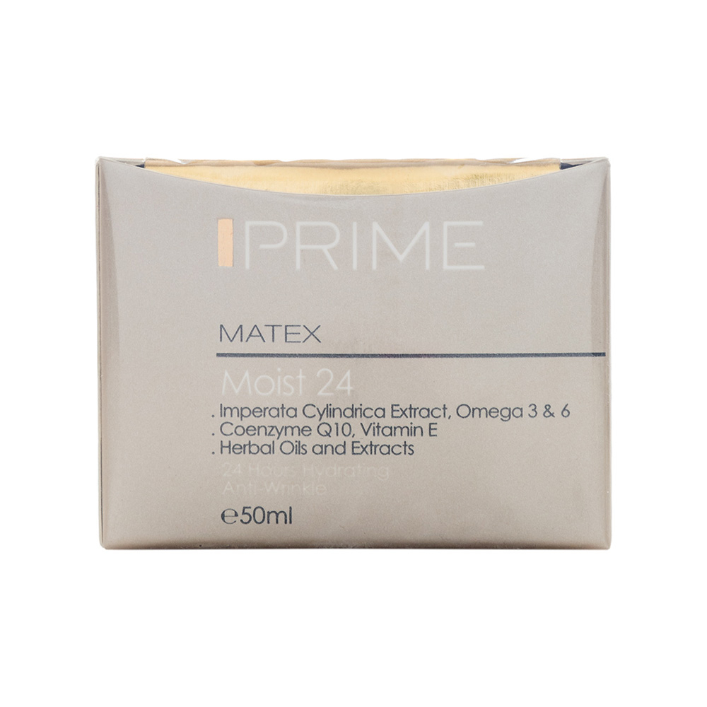 کرم آبرسان و مرطوب کننده 24 ساعته پرایم مناسب پوست معمولی تا خشک