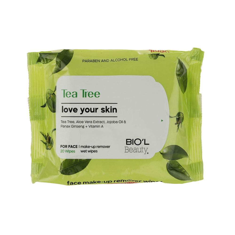 دستمال مرطوب پاک کننده آرایش بیول مناسب پوست چرب