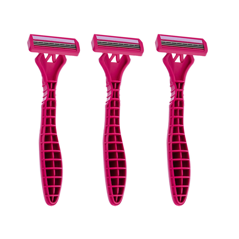 خودتراش زنانه 3 لبه مستر شیو مدل Sense 3 بسته 3عددی