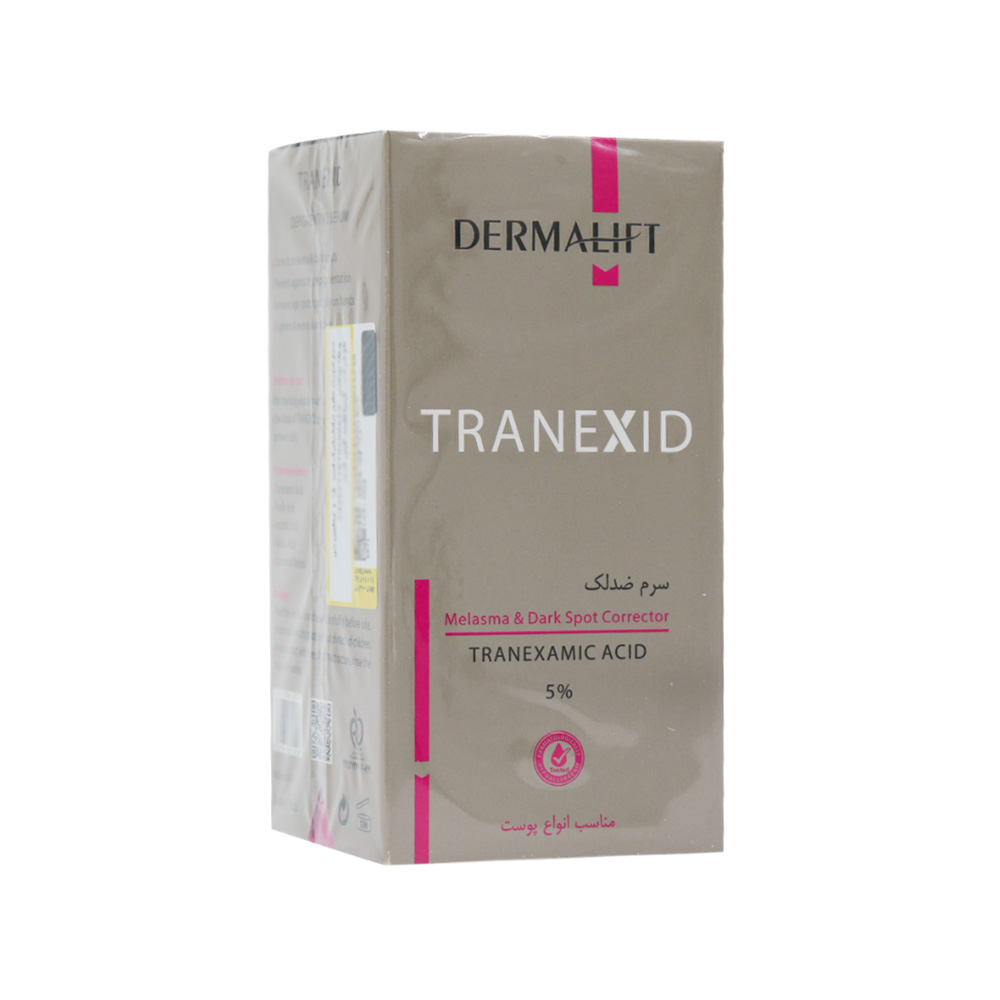 سرم ضد لک حاوی ترانگزامیک اسید 5% و ویتامین C درمالیفت مدل Tranexid