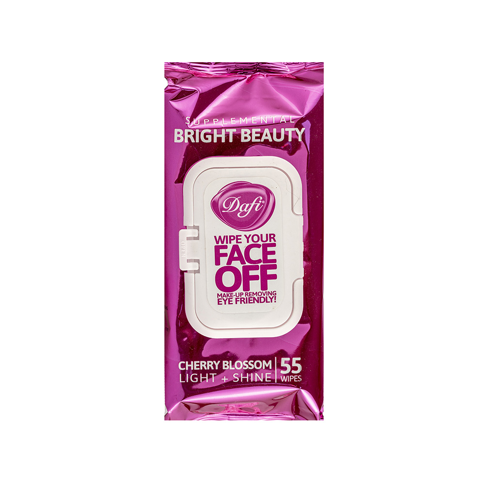 دستمال مرطوب پاک کننده آرایش حاوی عصاره شکوفه گیلاس دافی