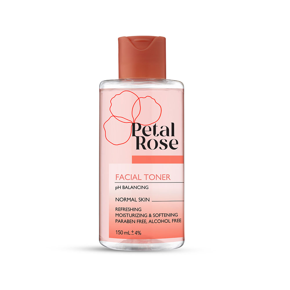 تونر صورت مناسب پوست نرمال پتال رز  150میل