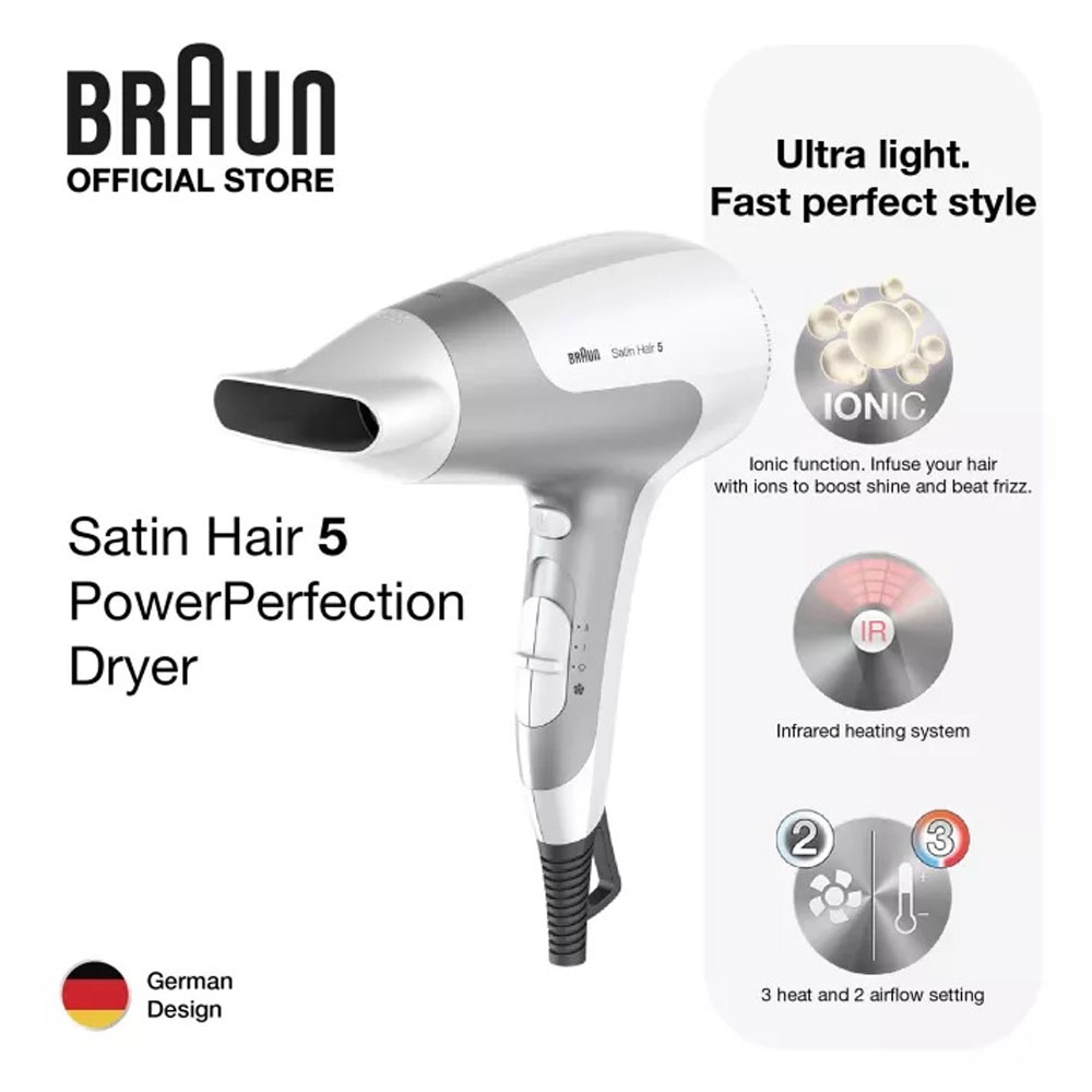 سشوار براون سری SATIN HAIR 5 مدل HD580