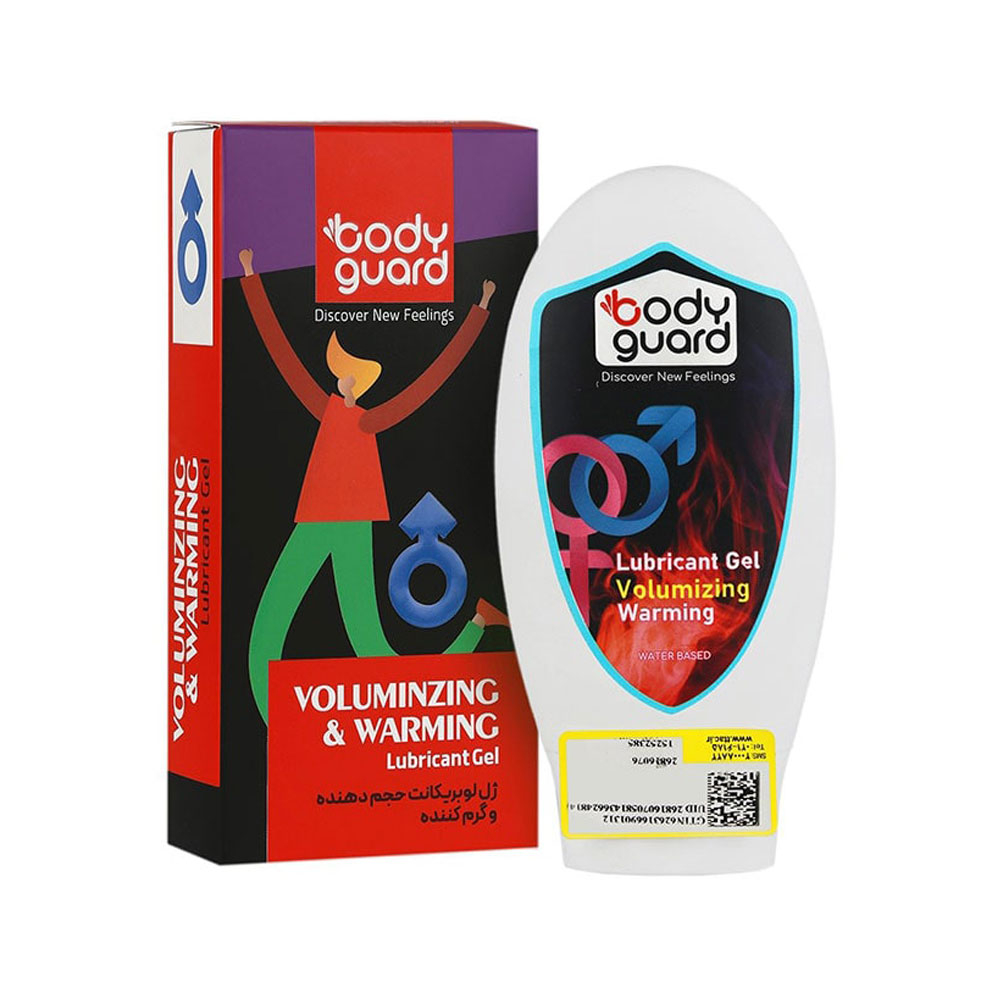 ژل لوبریکانت حجم دهنده و گرم کننده بادیگارد100میل