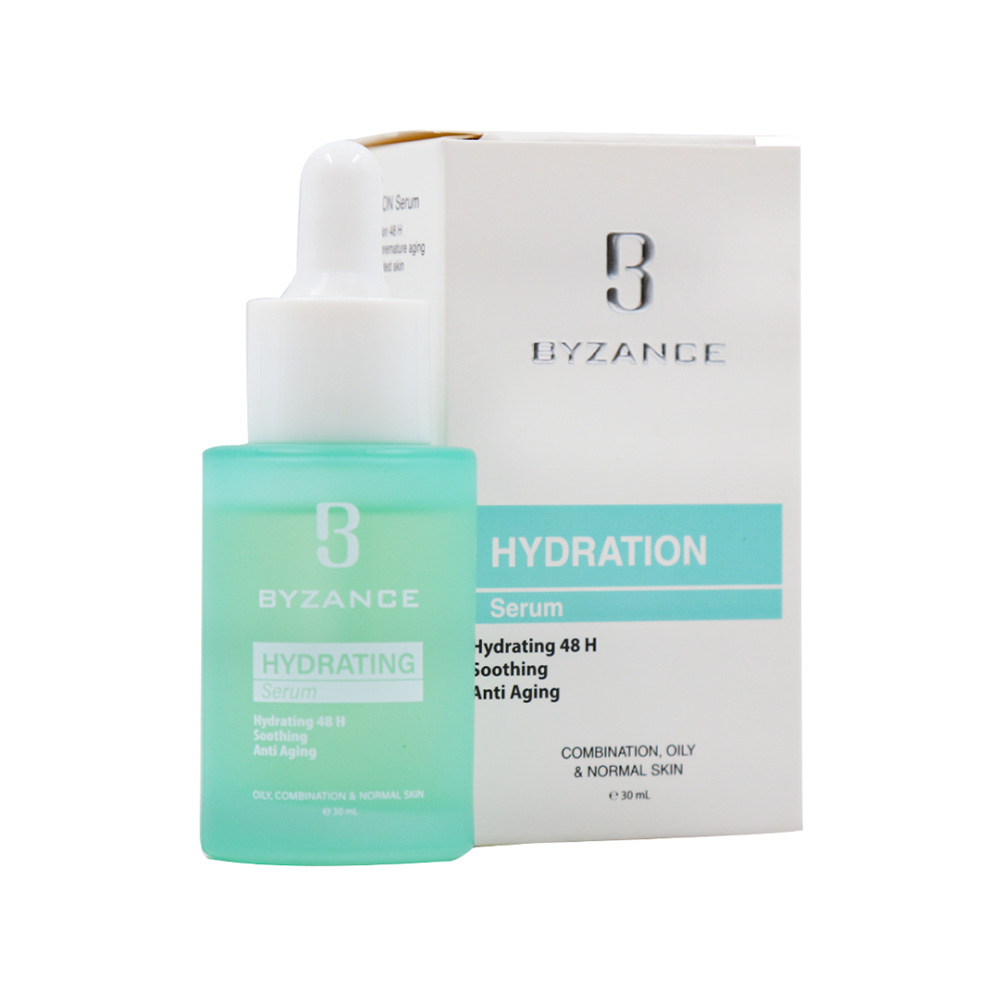 سرم آبرسان بیزانس مناسب پوست‌ مختلط، چرب و معمولی