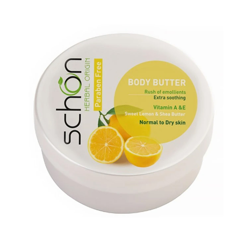 کره بدن شون حاوی لیمو مناسب پوست خشک و نرمال