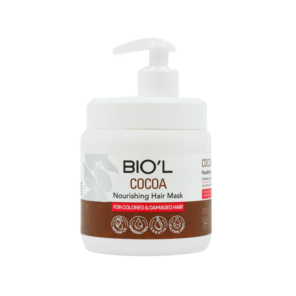 ماسک مو کاکائو بیول مناسب موی رنگ شده و آسیب دیده