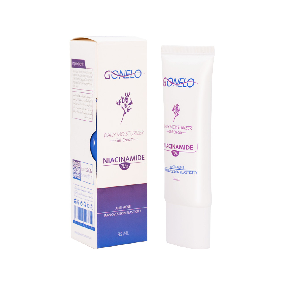 ژل کرم مرطوب کننده گونلو حاوی نیاسینامید 10%