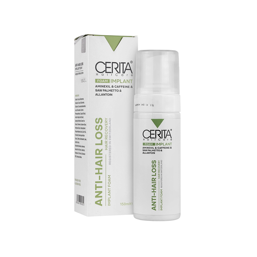 تصویر شامپو فوم کاشت مو سریتا 150 میل