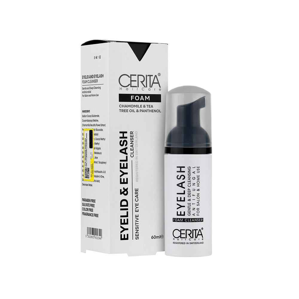 تصویر فوم شستشوی پلک و مژه سریتا 60 میل