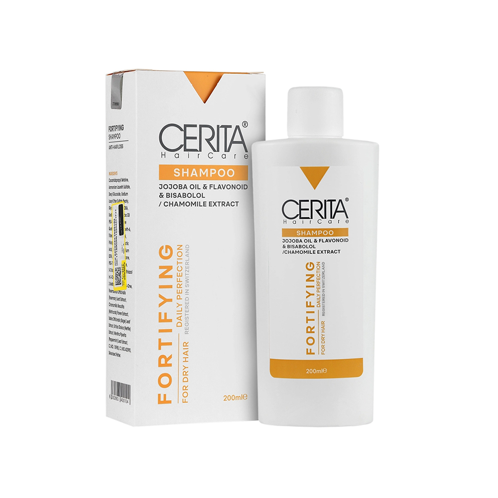 شامپو تقویت‌ کننده مو سریتا مناسب موهای خشک 200 میل