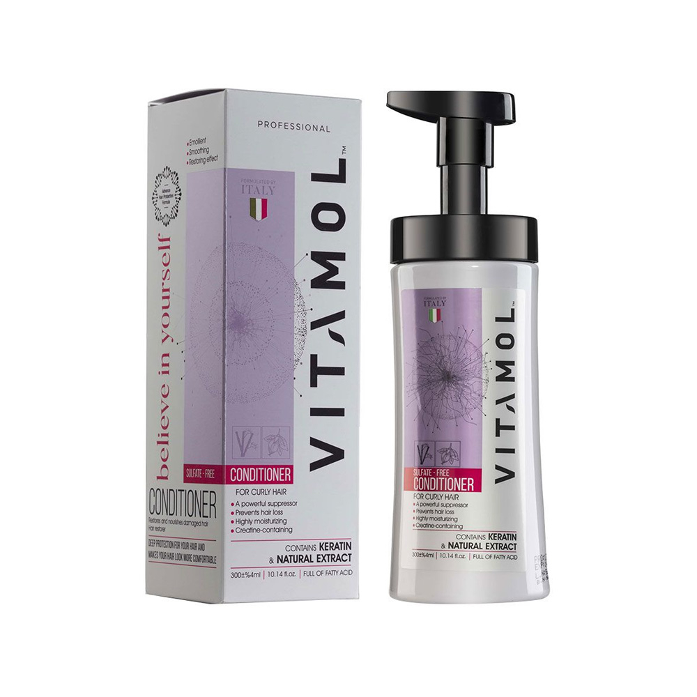 نرم کننده مو ویتامول فاقد سولفات مناسب موی فر و مجعد