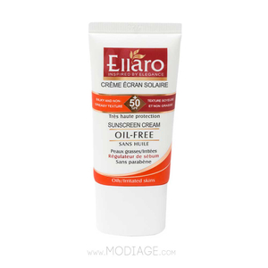 کرم ضدآفتاب با پوشش کرم پودری فاقد چربی SPF30 الارو Ellaro Sunscreen Cream-Oil Free
