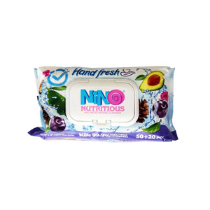 دستمال مرطوب بنفش نینو Nino