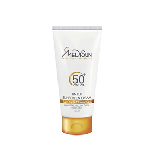 ضد آفتاب رنگی با SPF50 مدیسان MEDISUN